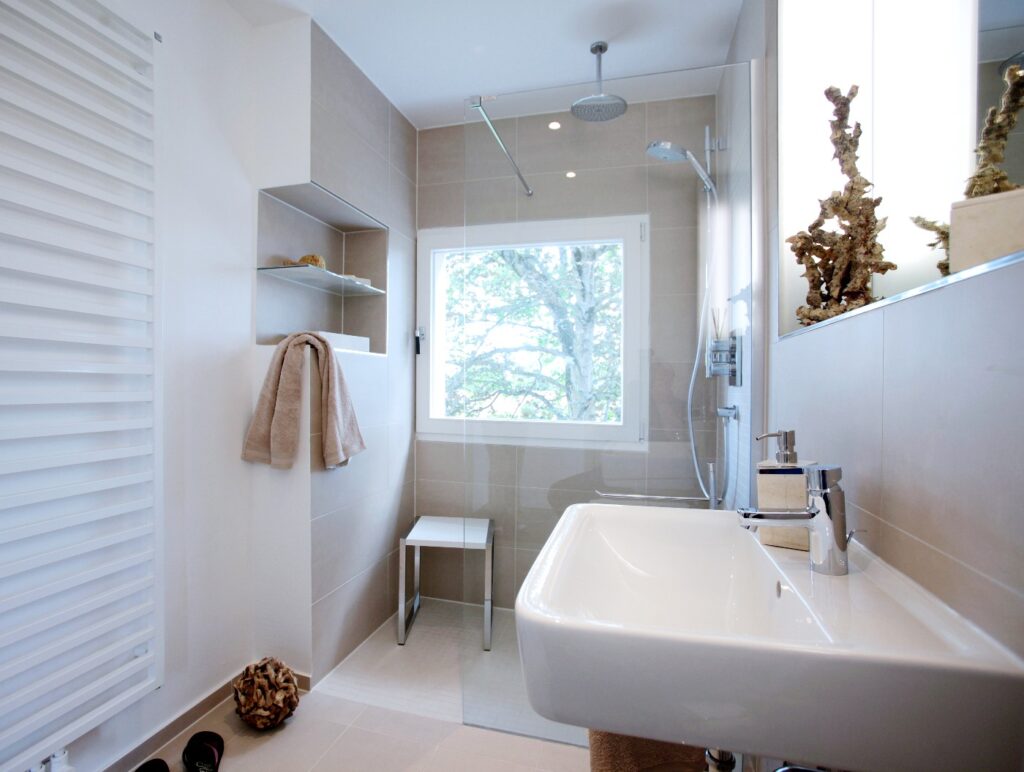 Badezimmer nach Renovierung