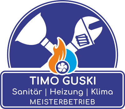 „Timo Guski Sanitär- Heizung- Klima“-Logo, zur Startseite