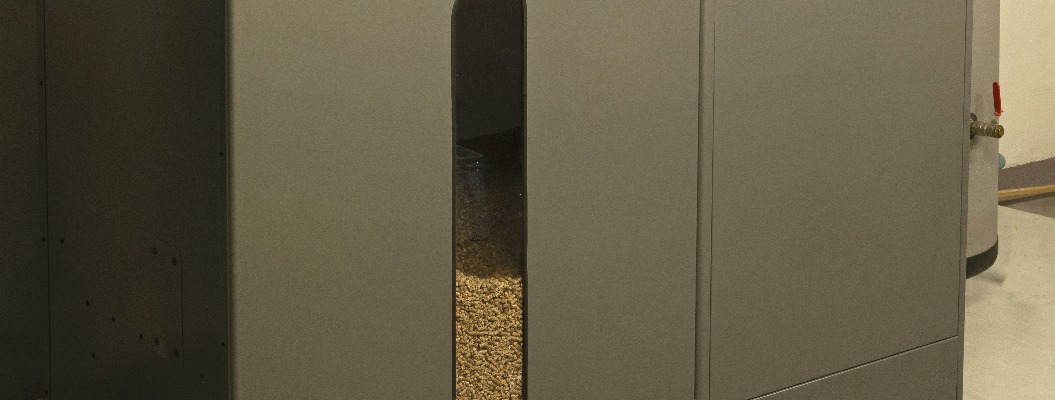 Pellet-Heizungseinheit