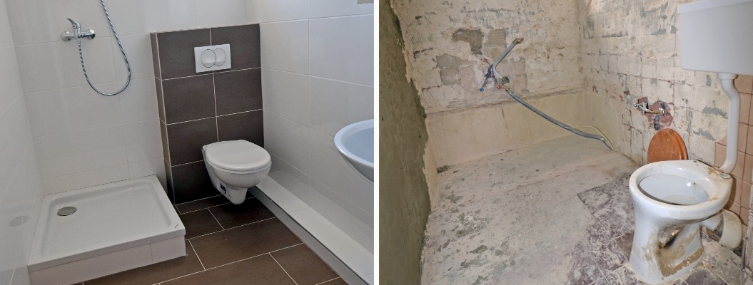 Sanierung Bad, neues Bad